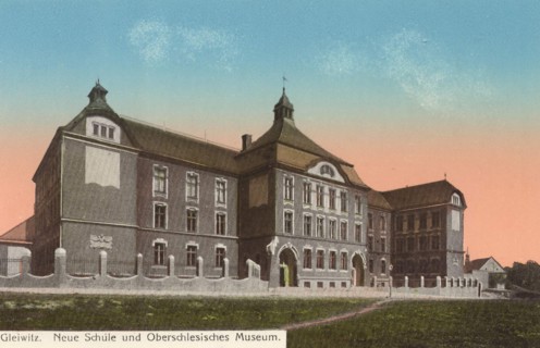 New School and Upper Silesian Museum, Gliwice, German Gleiwitz, Upper Silesian county free city in