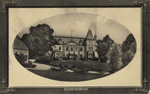 Castle Gollwitz an der Havel, Brandenburg an der Havel, Brandenburg, Germany, view from about 1910,