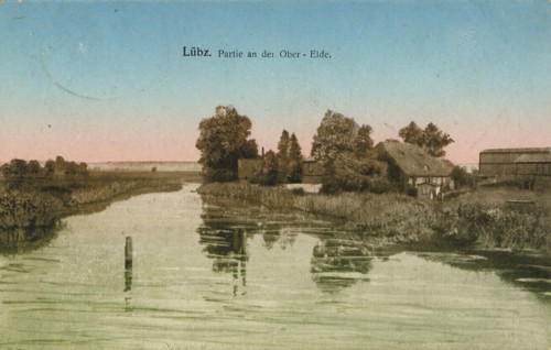 Lübz an der Oder, small town in Ludwigslust-Parchim county in Mecklenburg-Vorpommern, Germany, view
