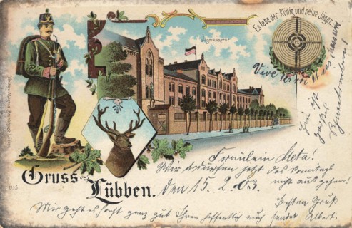 Lübben, Jägerkaserne, district of Dahme-Spreewald in the Lower Lusatia region of Brandenburg,