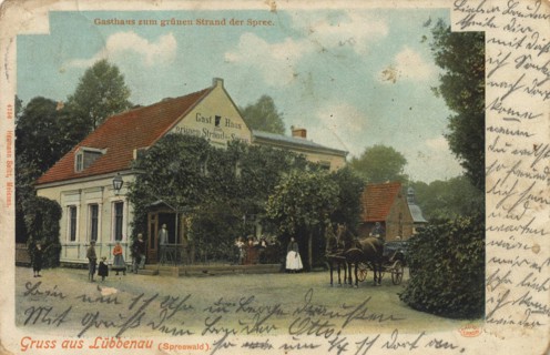 Lübbenau, Gasthaus zum grünen Strand an der Spree, district of Oberspreewald-Lausitz in the German