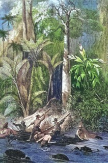 Construction of a road across the Isthmus of Panama
