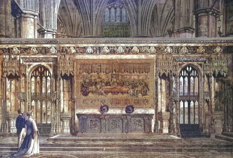 the new altar in Westminster Abbey in 1869