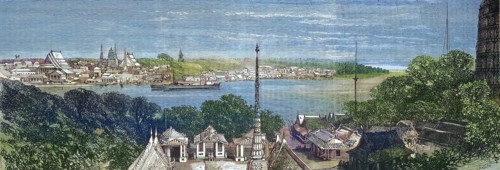 View of Bangkok in 1869