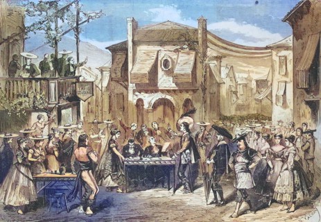 Performance of the opera La Perichole