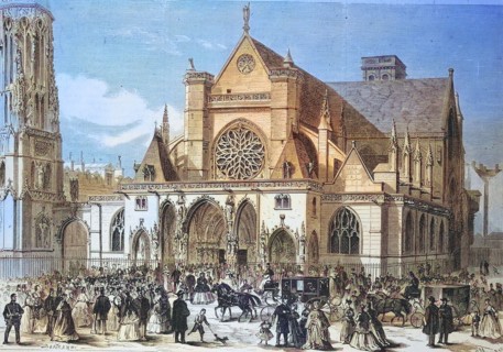 Parish church of Saint-Germain-l'Auxerrois is an important late Gothic church in Paris