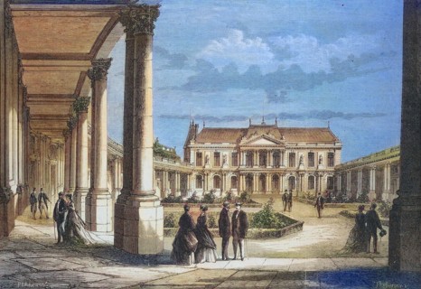 Restoration of the French National Archives circa 1868