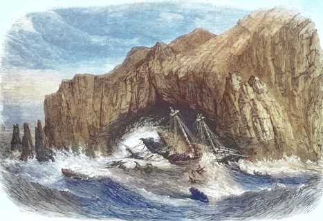 Torah shipwreck on the reefs of Formy-Spit near Liverpool
