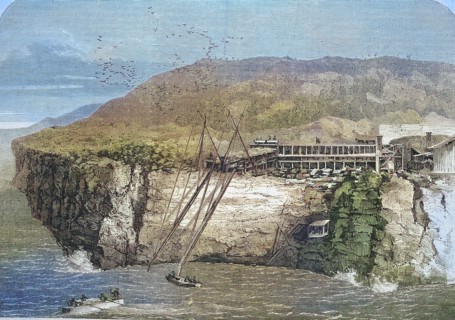 Mining of guano on Navassa Island