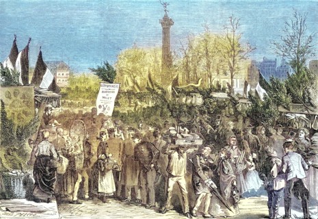 Ham market at Boulevard Bourdon