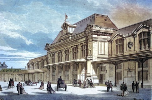 the station of the Orleans railroad