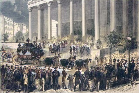 Funeral of Alexandre Florian Joseph Count of Colonna-Walewski (May 4