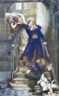 Theater scene from The Return of the Husband