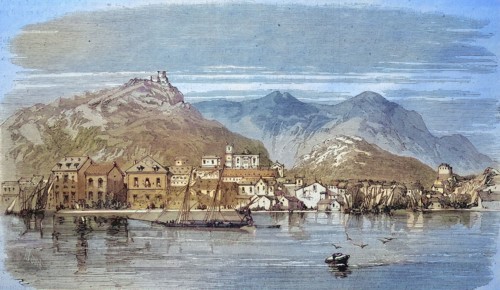La Maddalena archipelago off the northeast coast of Sardinia in the province of North-East Sardegna in 1869