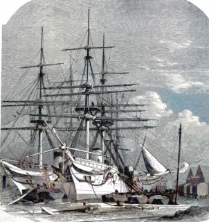 The hospital ships for the English expedition to Abyssinia