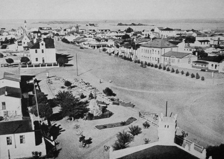 The old port town of Swakopmund