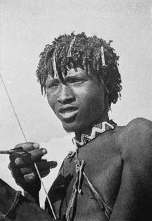 Heigum Bushman with bow and arrow