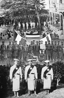 The German South Seas passed into enemy hands without a fight in 1914. Samoa and German New Guinea had only a small native Schutztruppe
