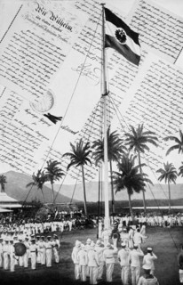 The Imperial Letter of Protection for New Guines 1885 and the German Flag Hoisting on Samoa 1900