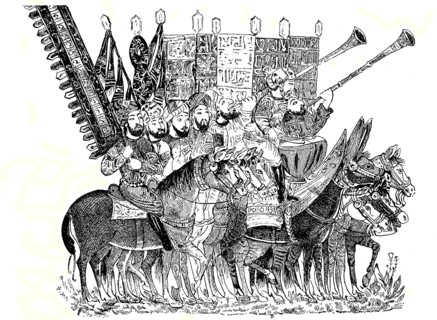 The Arabian army around 730
