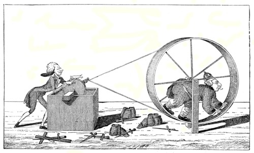 George III drives dagger sharpening by Pitt
