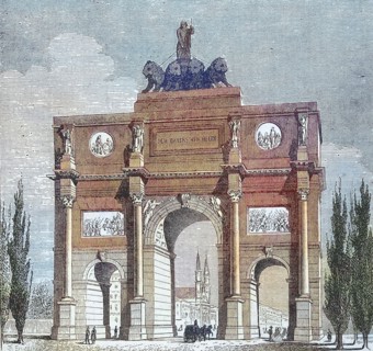 das Tor Siegestor in München