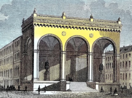 das Gebäude Feldherrnhalle in München