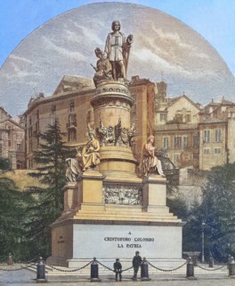 Das Kolumbus-Denkmal in Genua