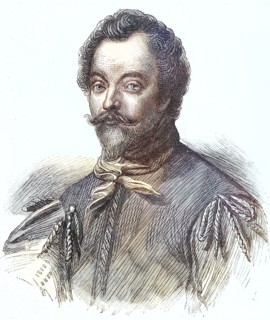 Sir Francis Drake, Vizeadmiral, 1540 - 1596, war ein englischer Seekapitän, Freibeuter, Seefahrer,