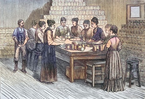 Thurber & Co canning factory in Moorestown