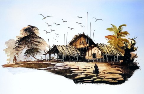 Fish in a fishing village