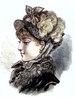 Fashion picture from 1880