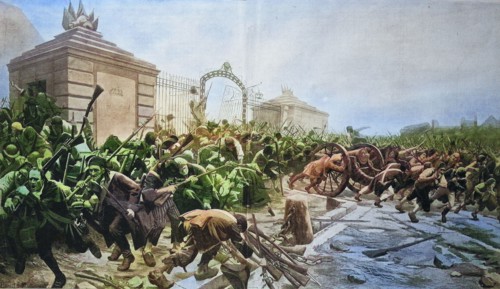 The storming of the Bastille on July 14