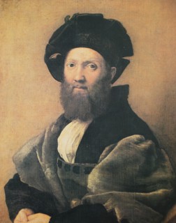 Portrait of Baldassare Castiglione by Raffaello Sanzio da Urbino