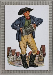Traditional Costumes In Germany In The 19Th Century