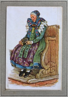 Traditional Costumes In Germany In The 19Th Century
