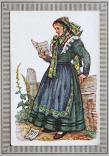 Traditional Costumes In Germany In The 19Th Century