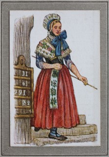 Traditional Costumes In Germany In The 19Th Century