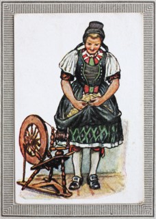 Traditional Costumes In Germany In The 19Th Century
