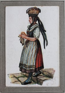 Traditional Costumes In Germany In The 19Th Century