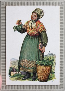 Traditional Costumes In Germany In The 19Th Century