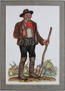 Traditional Costumes In Germany In The 19Th Century