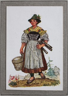 Traditional Costumes In Germany In The 19Th Century