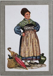 Traditional Costumes In Germany In The 19Th Century
