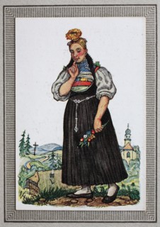 Traditional Costumes In Germany In The 19Th Century