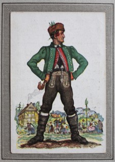 Traditional Costumes In Germany In The 19Th Century