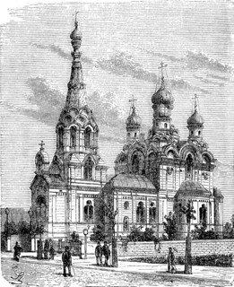 The Russian Church In Dresden In 1870