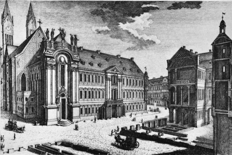 Historical View Of The Residence In Eichstätt