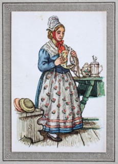 Traditional Costumes In Germany In The 19Th Century