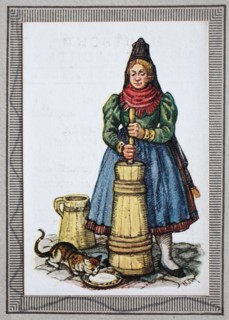 Traditional Costumes In Germany In The 19Th Century